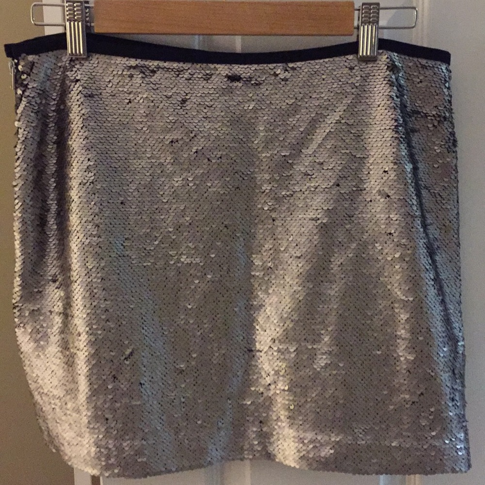 Zara Sequin Skirt M